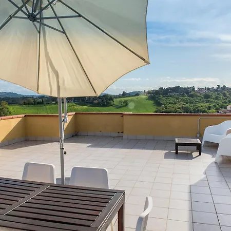 M285 - Marcelli, Comodo Trilocale Con Terrazzo Daire Marcelli
