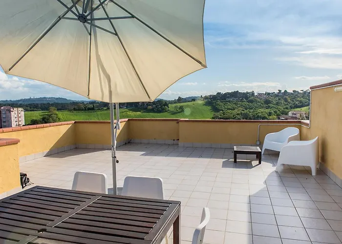 M285 - Marcelli, Comodo Trilocale Con Terrazzo Apartment Marcelli